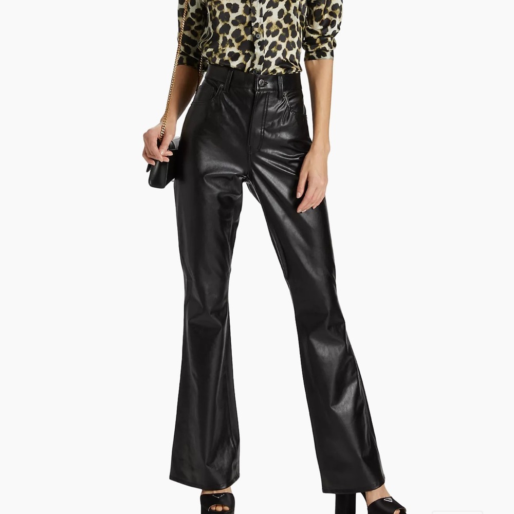 Veronica Beard

Beverly Faux Leather Flared Pants